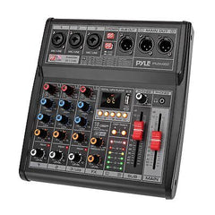 Pyle Professional Bluetooth DJ Audio Mixer - 3 - Channel DJ Controller Sound ...