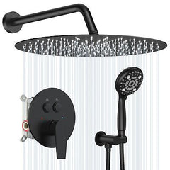 SR SUN RISE Shower System, 10 inch Multifunction Shower Faucet Set, 6 Setting...