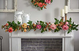 Nearly Natural 60in. Mixed Peony & Berry Garlands Berry