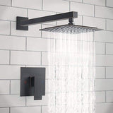 SunCleanse Shower Faucet Set with Valve, 8 Inch Square Shower Head and Handle...