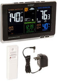 La Crosse Technology Advanced Weather Station with Full-Color LCD & Atomic Ti...