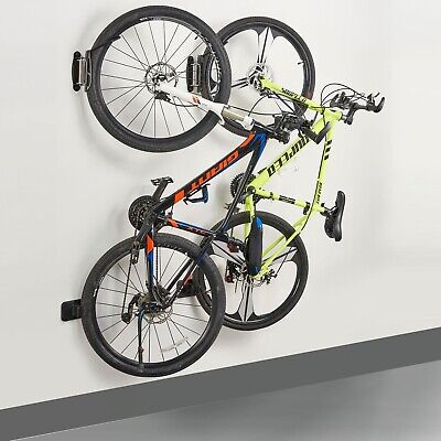 Wallmaster Swivel Double Bearing Design Bike Rack, Wall Mount Bicycles 2-Pack...