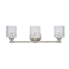 Aspen Creative 62058A, Three-Light Metal Bathroom Vanity Wall Light Fixture, ...