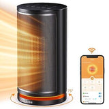 Govee Smart Space Heater for Indoor Use, 75&#176;Oscillating Portable Ceramic El