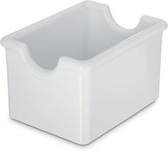 Carlisle FoodService Products 455002 Styrene Sugar Caddy, White(Pack of 24)