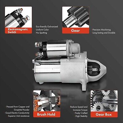 A-Premium Starter Motor Compatible with Mercedes-Benz C300 C350e E300 GLC300 ...