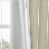 HPD Half Price Drapes French Linen Curtains 84 Inches Long Room Darkening Cur...