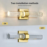 Bathroom Sconce Wall Lighting - Modern Gold Wall Sconce Crystal Wall Light 30...