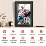 WiFi Digital Picture Frame,Built-in 32GB Memory 10.1 Inch 1280x800 IPS Touch ...