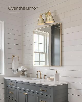 FEMILA Bathroom Light Fixtures, 2-Light Bathroom Vanity Lights Over Mirror, A...