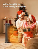 Electric Space Heater, SWIPESMITH 1500W 24" Energy Efficient Space Heater for...