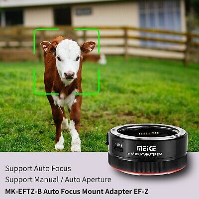 Meike MK-EFTZ-B Auto-Focus Mount Adapter for EF/EF-S Lenses to Z Series Camer...