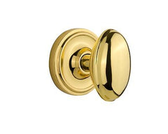 Nostalgic Warehouse Classic Rosette with Homestead Door Knob, Privacy - 2.75"...