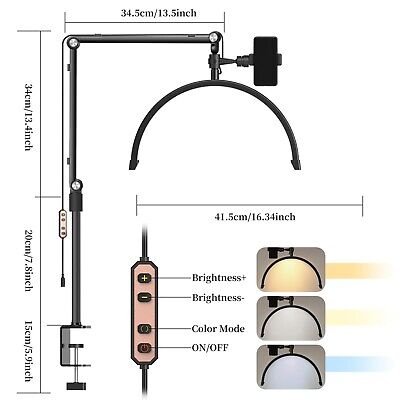 Professional LED Lash Light for Eyelash Extensions, Clip on Lash Lamp for Mak...