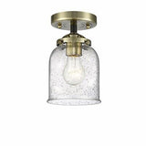 Innovations 284-1C-BAB-G54 Small Bell 1 Light Semi-Flush Mount Part of The No...