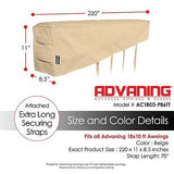 ADVANING AC1800-P861T Protective Cover for 18' Wide Retractable Awnings, Heav...