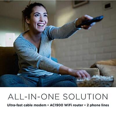 Motorola MT7711 24X8 Cable Modem/Router with Two Phone Ports, DOCSIS 3.0...