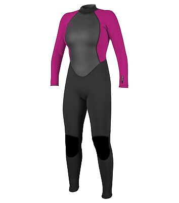 O'Neill Wetsuits Womens Women's Reactor-2 3/2mm Back Zip Full Wetsuit 10