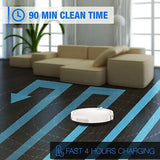 Robot Vacuum Cleaner with Remote Control, Smart Robotic Machine Automatic Flo...