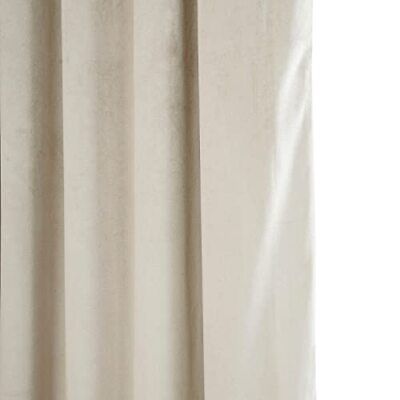 HPD Half Price Drapes Velvet Blackout 25W x 96L, Neutral Ground