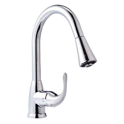 Amazon Basics AB-KF709-PC Pull-Down Kitchen Faucet, Polished Chrome