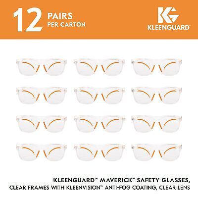 KleenGuard&#8482; V30 Maverick&#8482; Safety Glasses (49301), with KleenVision&#