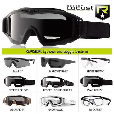 Revision Military Desert Locust Goggle Essential Black