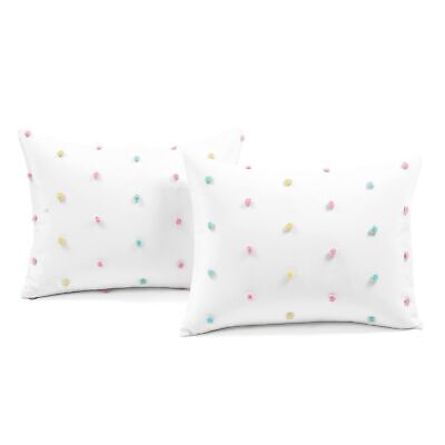 Lush Decor Rainbow Tufted, Full/Queen, Dot 3 Piece Comforter Set, Full & Piece