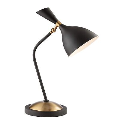 JONATHAN Y JYL9065A Albert 21.5" Iron Retro Mid-Century LED Table Lamp Contem...