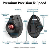 Kensington Pro Fit Ergo Vertical Wired Trackball (K75256WW)