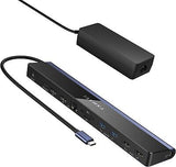 USB C Laptop Docking Station with 100W Power Adapter, iVANKY 12-in-1 85W PD D...