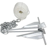 Extreme Max 3006.6717 Complete Slip Ring Anchor Kit with Rope / Anchor Chain ...