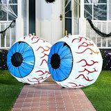 Joiedomi 3ft Inflatable Large Set of Eyes, Halloween Inflatable Light Up Eyeb...