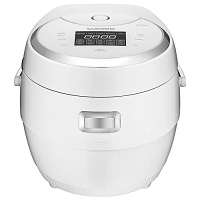 CUCKOO CR-1020F | 10-Cup (Uncooked) Micom Rice Cooker | 10 Cups, White/Silver