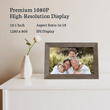 BSIMB Digital Picture Frame, 32GB 10.1 Inch WiFi Digital Photo Frame Electron...