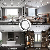 7 Inch Small LED Flush Mount Ceiling Light Dimmable,5000k Daylight Ultra Slim...