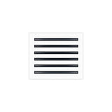 14x12 Modern AC Vent Cover - Decorative White Air Vent - Standard Linear Slot...