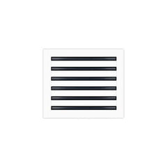 14x12 Modern AC Vent Cover - Decorative White Air Vent - Standard Linear Slot...