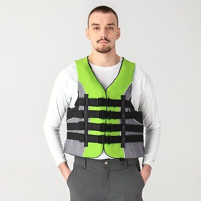 XGEAR Adult USCG Life Jacket Water Sports Life Vest Lime 3X-Large