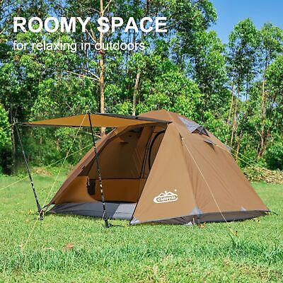 2-3 Person Tent Backpacking Tent, Waterproof Windproof 4 Season Tent for Camp...