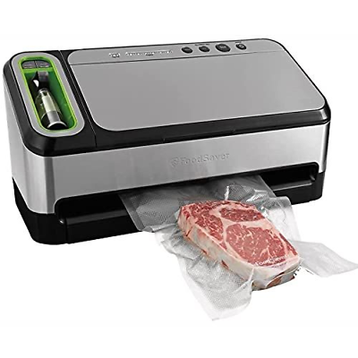 FoodSaver Vacuum Sealer Machine with 18.80 x 9.50 x 10.60 inches, Silver