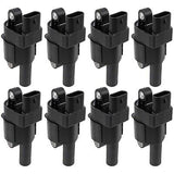 SCITOO Ignition Coil Coils Pack fits for GMC Sierra 1500 6.2L/5.3L/4.3L 2014-...