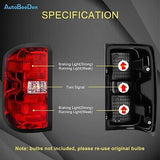 Tail Lights Compatible with Chevy Chevrolet Silverado 1500 2500 3500 2014-201...