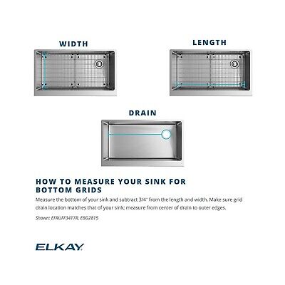 Elkay LKBG1115SS Stainless Steel Bottom Grid