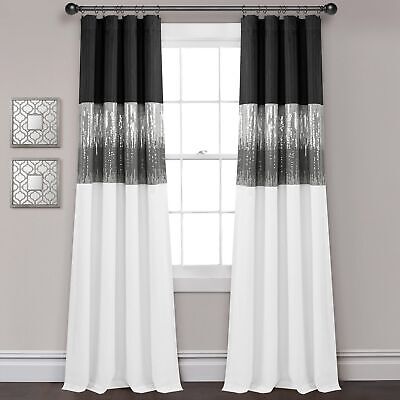 Lush Decor Night Sky 100% Blackout Lined Window Curtain Panel, Single, 42" W ...