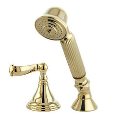 Kingston Brass KSK5362FLTR Deck Mount Hand Shower with Diverter for Roman Tub...