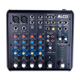 Alto TrueMix 600 Audio Mixer with 2 XLR Mic Ins, USB Audio Interface and Blue...