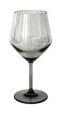 by TarHong Angle Acrylic Goblet, Set of 6, Light Gray, 23 oz.