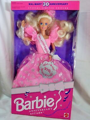 Barbie Anniversary Star Doll Wal-Mart 30th Anniversary Special Limited Editio...