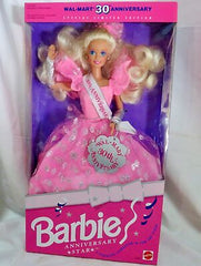 Barbie Anniversary Star Doll Wal-Mart 30th Anniversary Special Limited Editio...